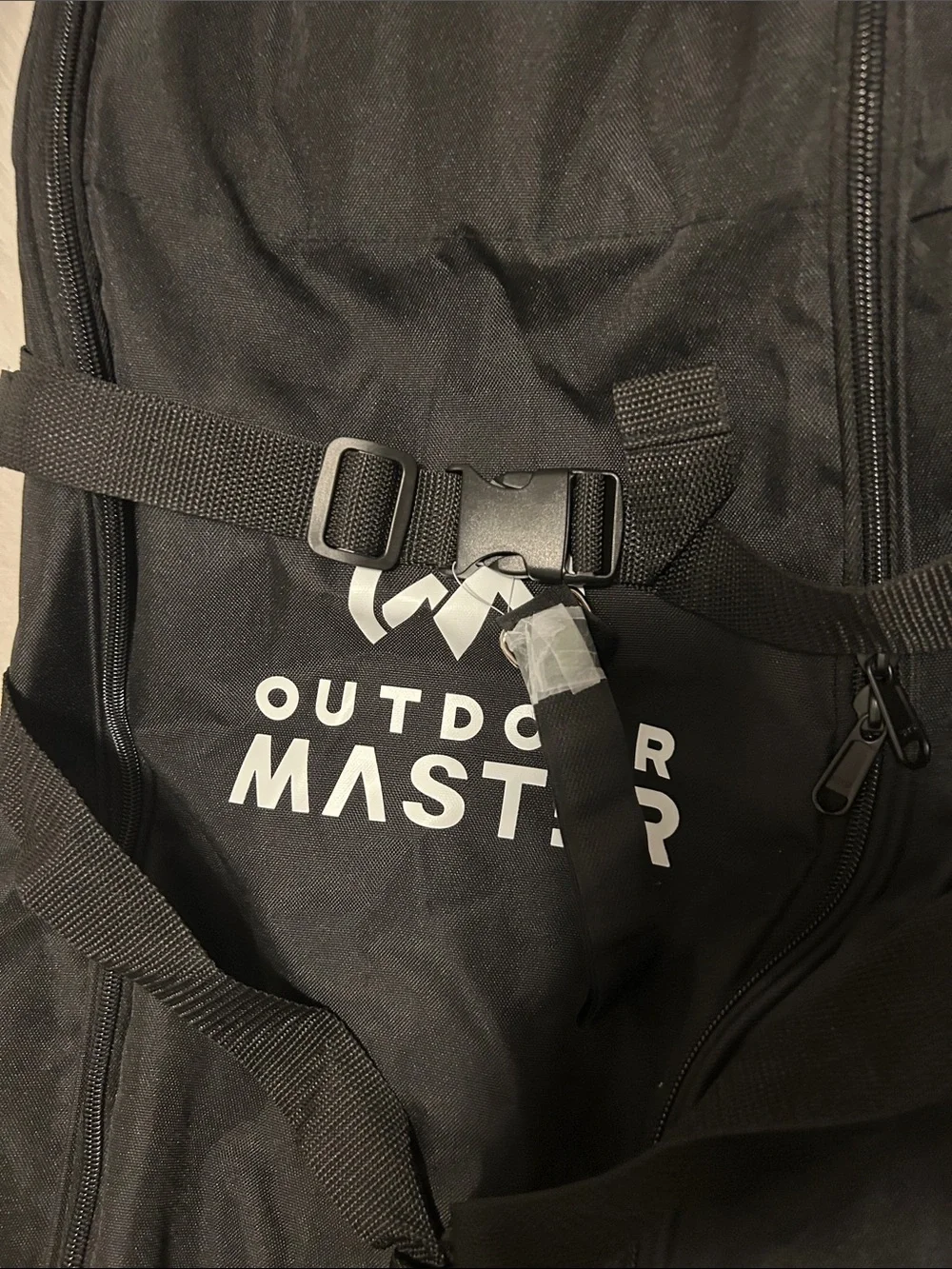 Outdoor Master Black Rolling Golf Travel Bag